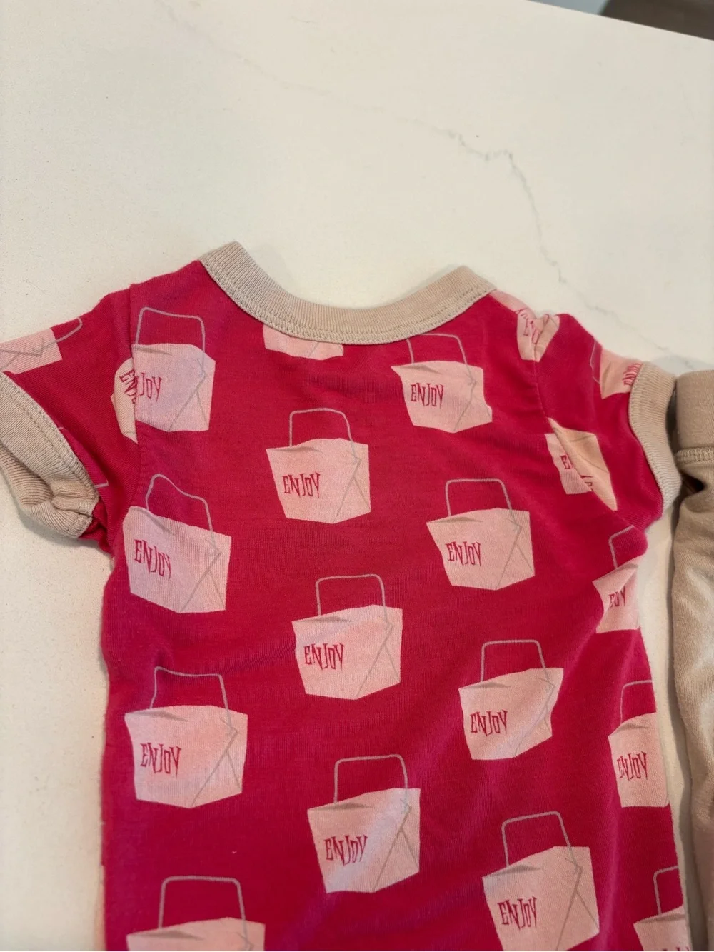 Kickee Pants Bamboo Onesie and Pants Hot Pink Size 3-6 months